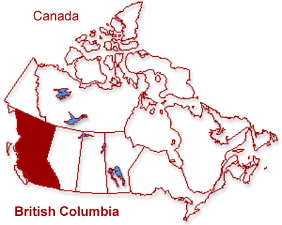 Location in Canada