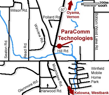 Location in Lake Country